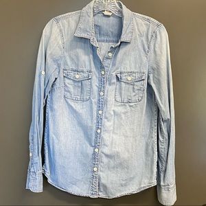 J. Crew chambray shirt